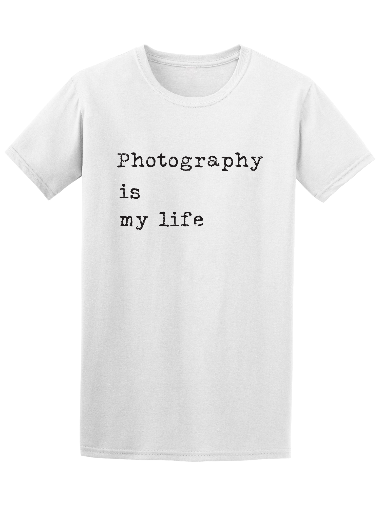 Playera Smartprintsink Hombre con Diseño de La Fotografía Es Mi Vida
