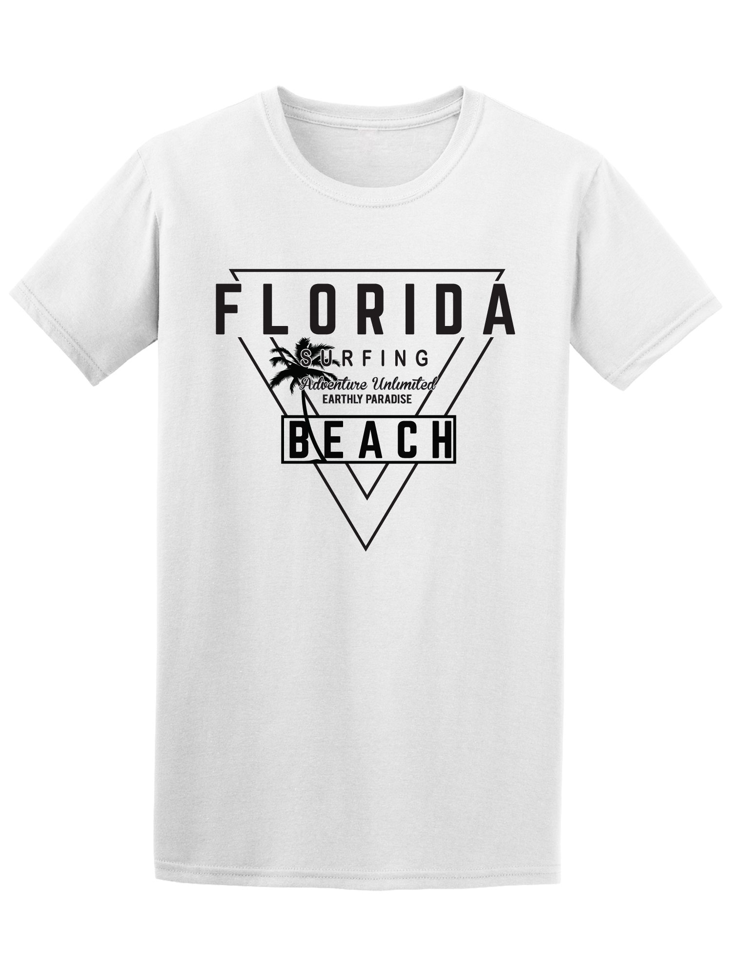 Playera Smartprintsink Hombre con Diseño de Florida Surfing Beach