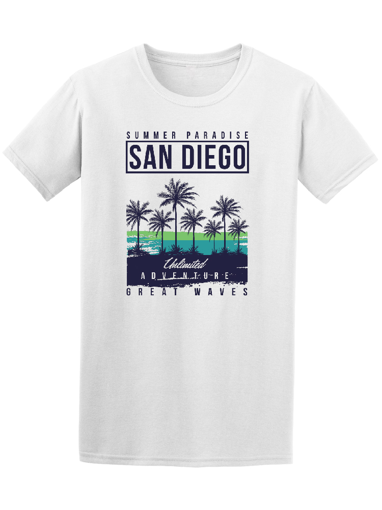 Playera Smartprintsink Hombre con Diseño de San Diego Paraíso Veraniego