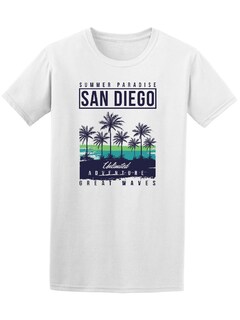 Foto 1 | Playera Smartprintsink Hombre con Diseño de San Diego Paraíso Veraniego