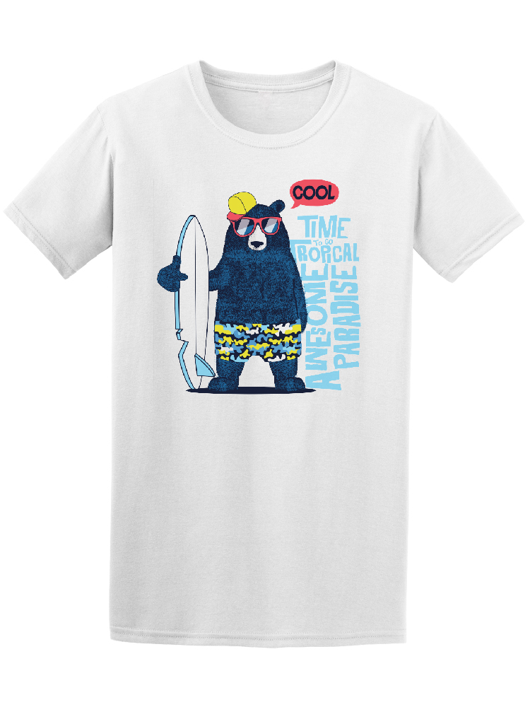 Playera Smartprintsink Hombre con Ilustración de Oso