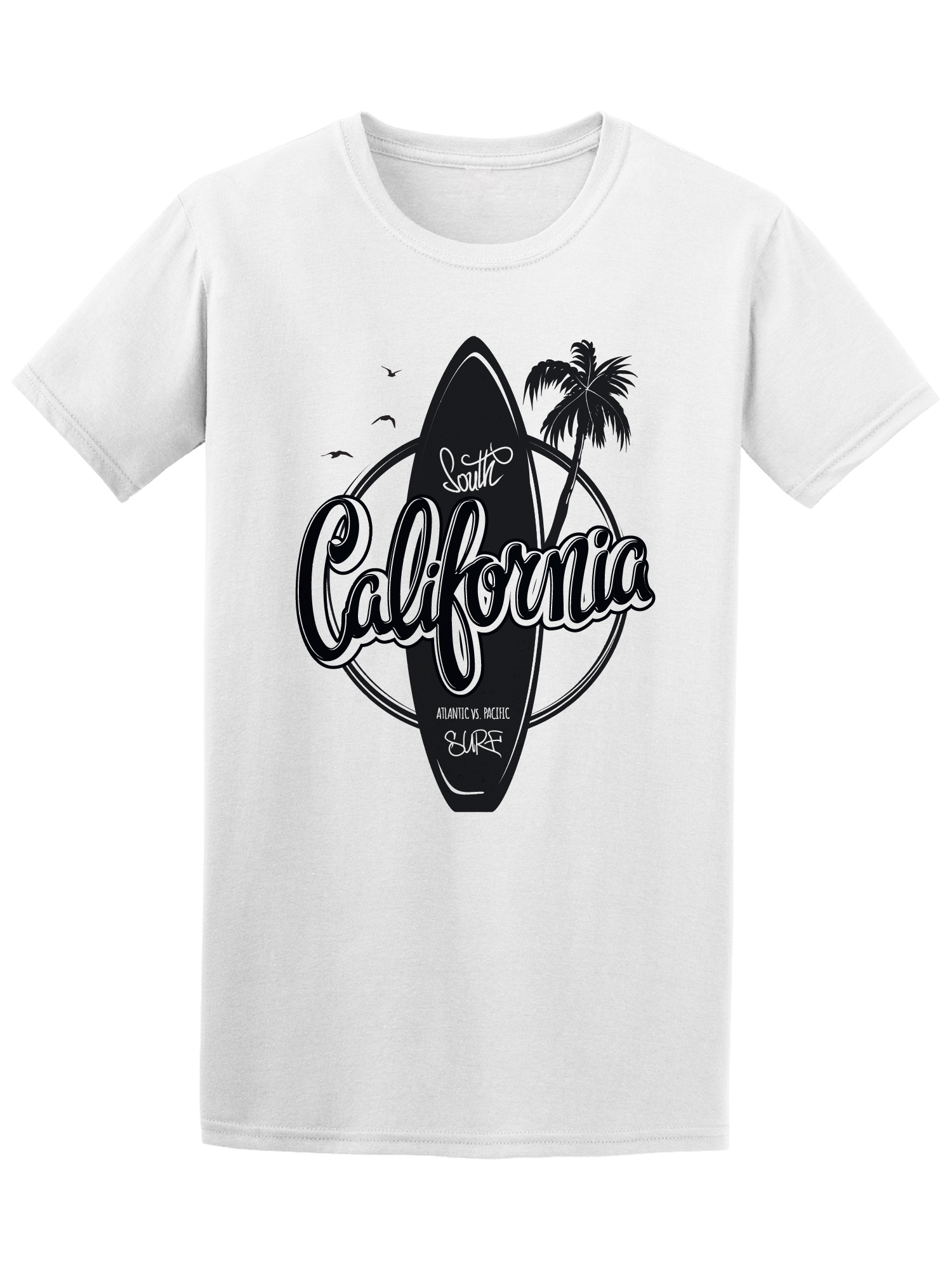 Foto 2 pulgar | Playera Smartprintsink Hombre con Diseño de Sur de California, Costa Este vs Costa Oeste
