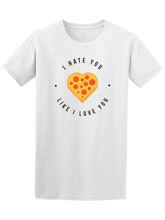 Foto 1 | Playera Smartprintsink Hombre con Diseño de Te Odio, Me Gustas, Te Amo