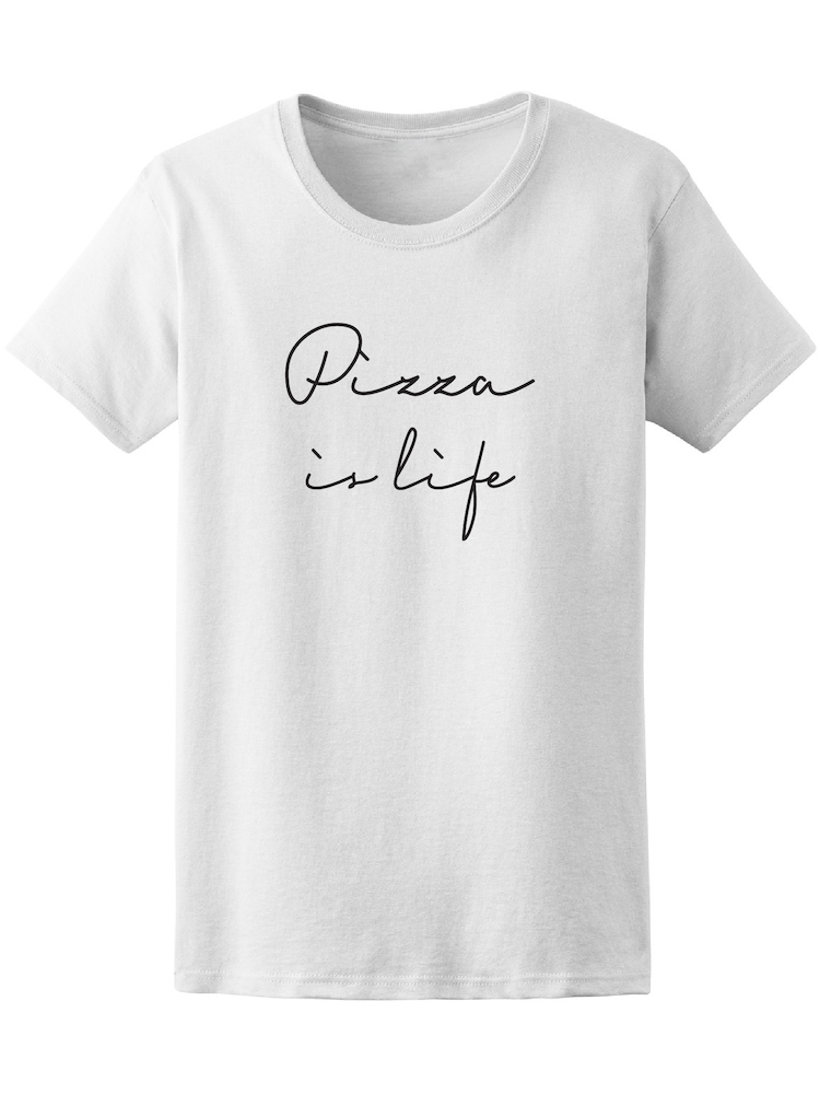 Playera Smartprintsink Hombre con Frase La Pizza Es Vida