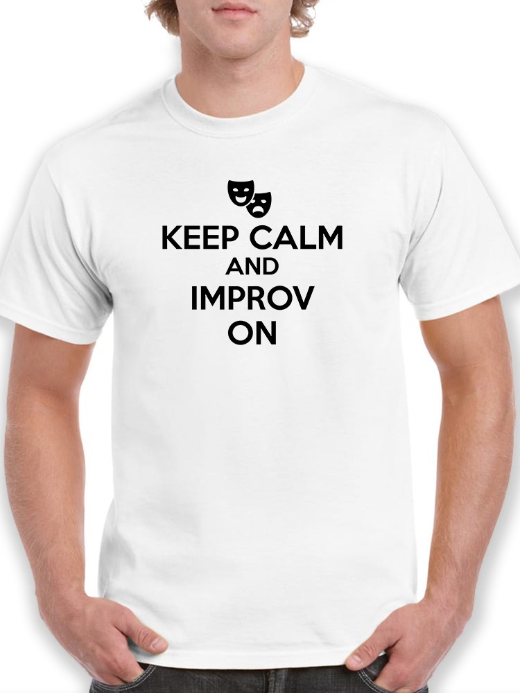 Foto 2 pulgar | Playera Smartprintsink Hombre con Frase color Blanco