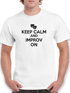 Foto 1 | Playera Smartprintsink Hombre con Frase color Blanco