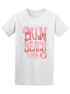 Foto 1 | Playera Smartprintsink para Hombre - Surfeando En Palm Beach