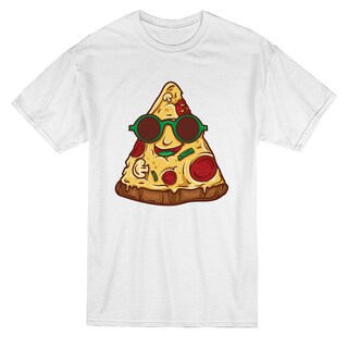 Foto 1 | Playera Smartprintsink Hombre con Ilustración Rebanada de Pizza con Lentes de Sol