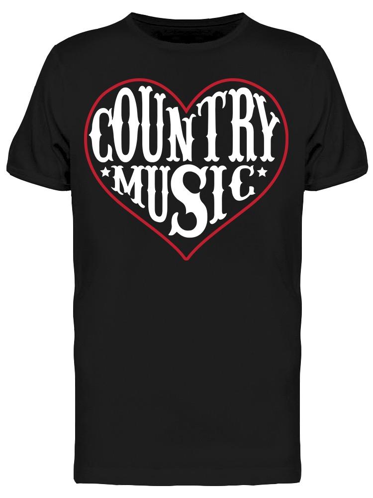 Playera Smartprintsink Hombre Amo La Música Country