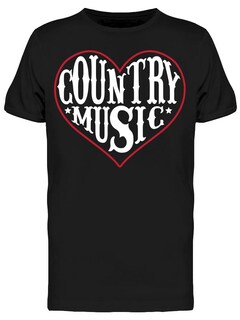 Foto 1 | Playera Smartprintsink Hombre Amo La Música Country