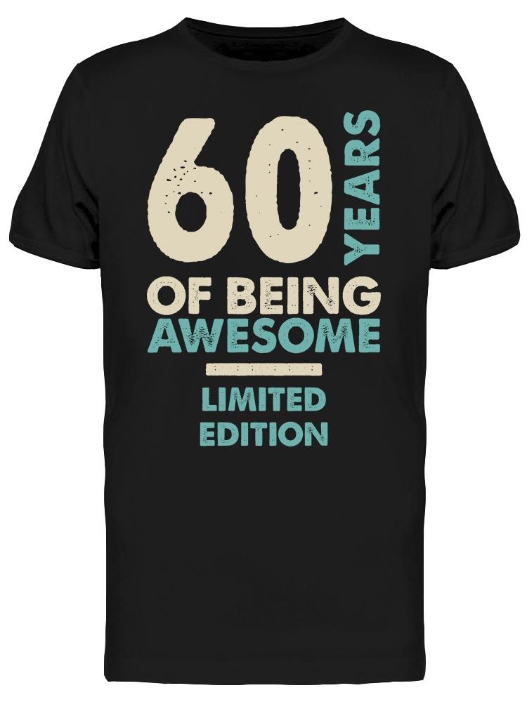 Playera Smartprintsink Hombre 60 Años De Ser Asombroso