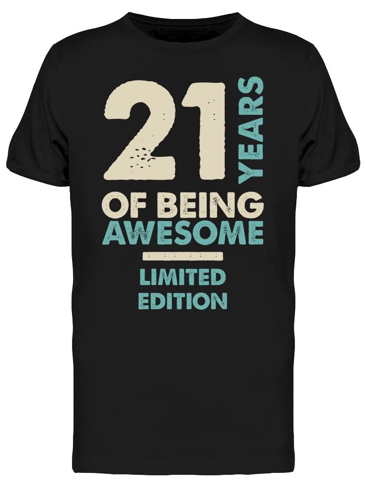 Playera Smartprintsink Hombre 21 Años De Ser Asombroso