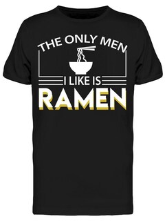 Foto 1 | Playera Smartprintsink Hombre El Único Hombre Que Amo Es El Ramen