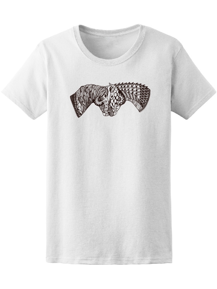 Foto 2 pulgar | Playera Smartprintsink Mujer Caballos con Mándala