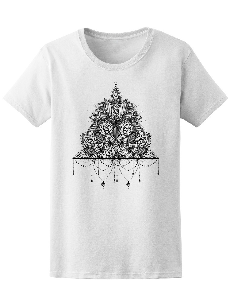 Foto 2 pulgar | Playera Smartprintsink Mujer Arte Geométrico Candelabro con Mándala