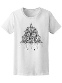 Foto 1 | Playera Smartprintsink Mujer Arte Geométrico Candelabro con Mándala