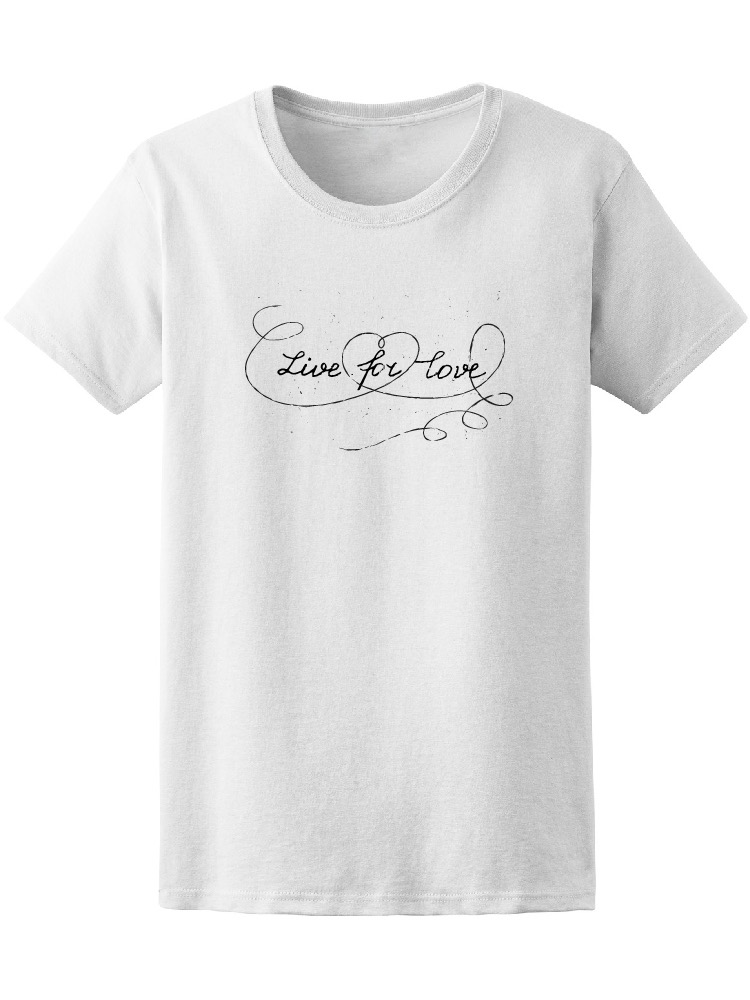 Playera Smartprintsink Mujer Vive por Amor