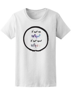 Foto 1 | Playera Smartprintsink Mujer si no Nosotros, Quien? si no Hoy, Cuando?