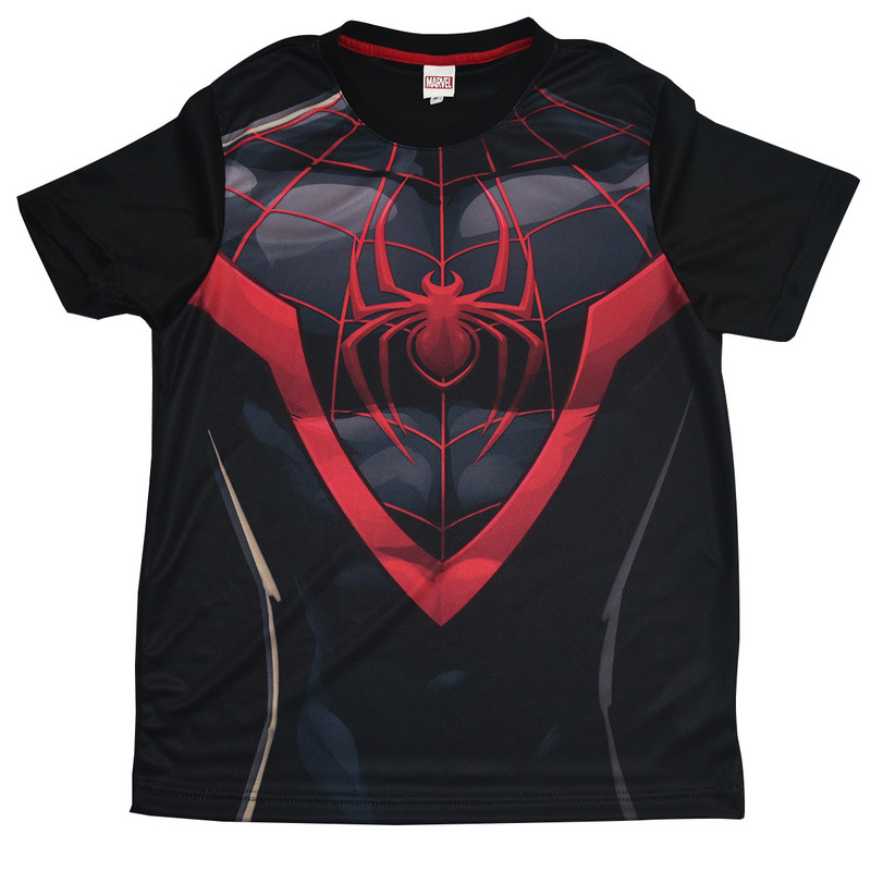 Foto 2 pulgar | Playera Miles Morales Carsatoons 1pruz01 color Negro