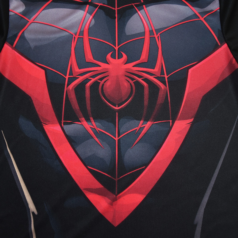 Foto 2 | Playera Miles Morales Carsatoons 1pruz01 color Negro