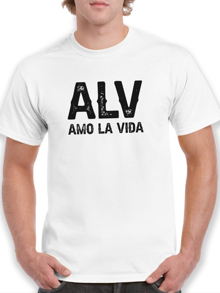 Playera Smartprintsink para Hombre Alv: Amo La Vida