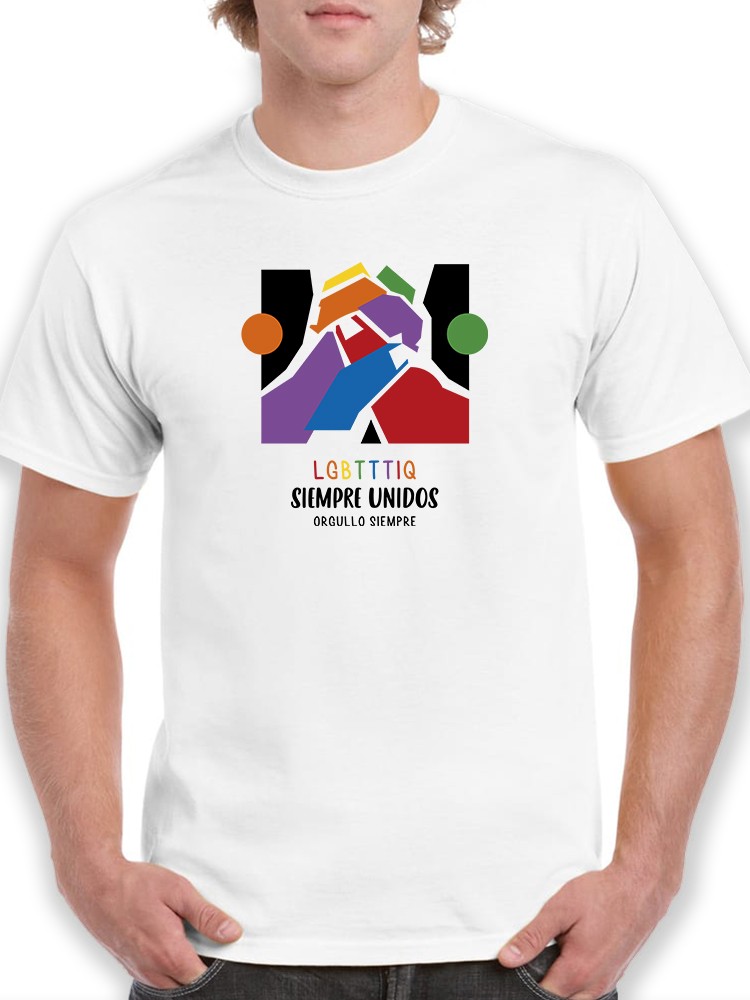 Playera Smartprintsink para Hombre Diseño Siempre Unidos