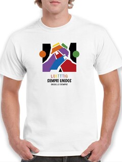 Foto 1 | Playera Smartprintsink para Hombre Diseño Siempre Unidos