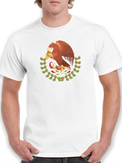 Foto 1 | Playera Smartprintsink para Hombre Diseño Escudo de México y Tacos