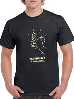 Foto 1 | Playera Smartprintsink color Negro para Hombre
