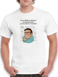 Foto 1 | Playera Smartprintsink color Blanco para Hombre