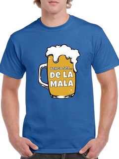 Foto 1 | Playera Smartprintsink color Azul para Hombre