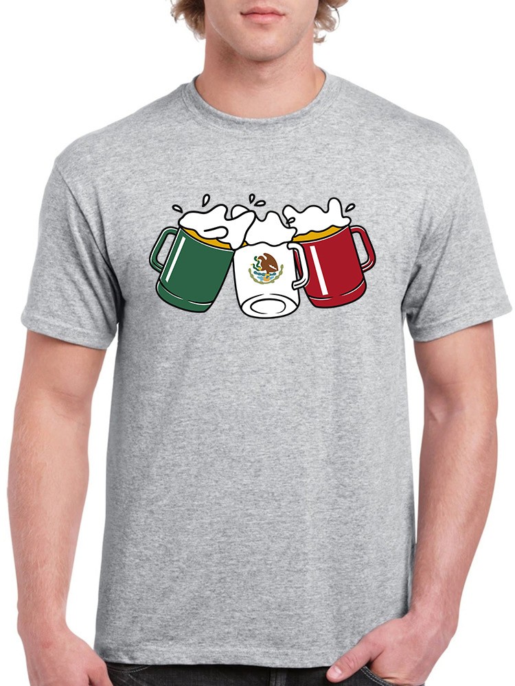 Playera Smartprintsink La Bandera Mexicana En Tarros para Hombre
