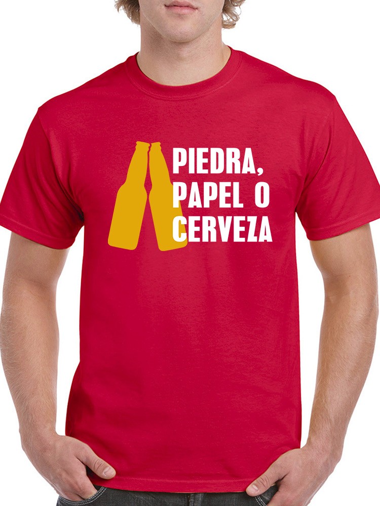 Foto 2 pulgar | Playera Smartprintsink color Rojo para Hombre