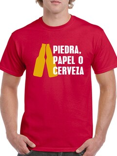 Foto 1 | Playera Smartprintsink color Rojo para Hombre