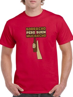 Foto 1 | Playera Smartprintsink color Rojo para Hombre