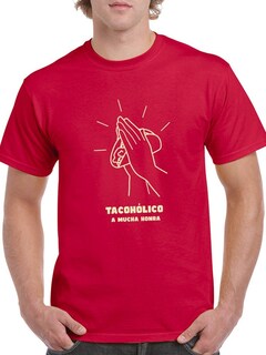 Foto 1 | Playera Smartprintsink color Rojo para Hombre