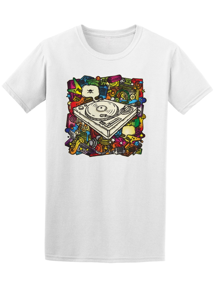 Playera Smartprintsink color Blanco para Hombre - Tocadiscos