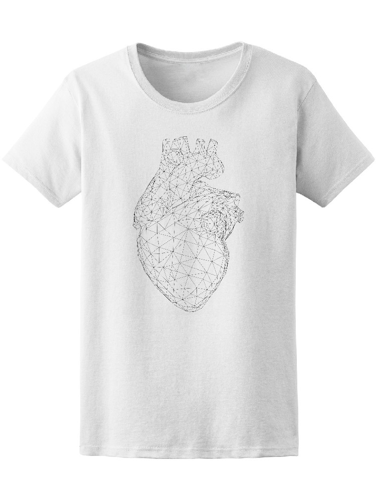 Playera Smartprintsink color Blanco para Hombre - Ilustración Corazón