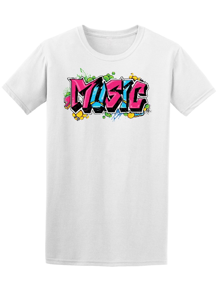 Playera Smartprintsink color Blanco para Hombre - Música