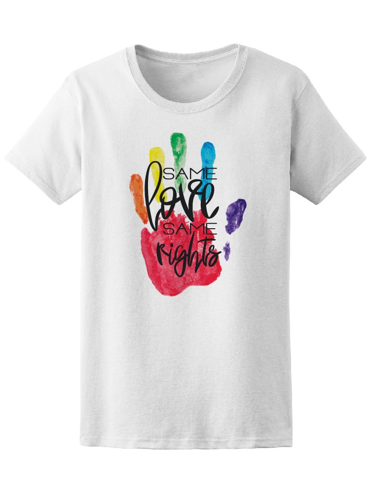 Playera Smartprintsink color Blanco para Hombre - Mismo Amor Mismos Derechos