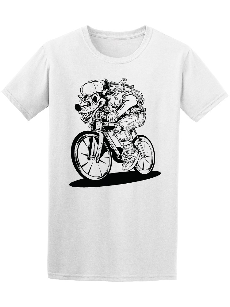 Playera Smartprintsink color Blanco para Hombre - Ilustración Chico Lobo