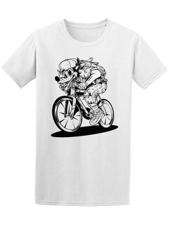 Foto 1 | Playera Smartprintsink color Blanco para Hombre - Ilustración Chico Lobo