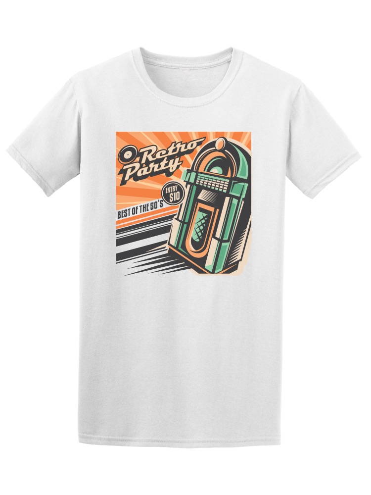 Playera Smartprintsink color Blanco para Hombre - Fiesta Retro
