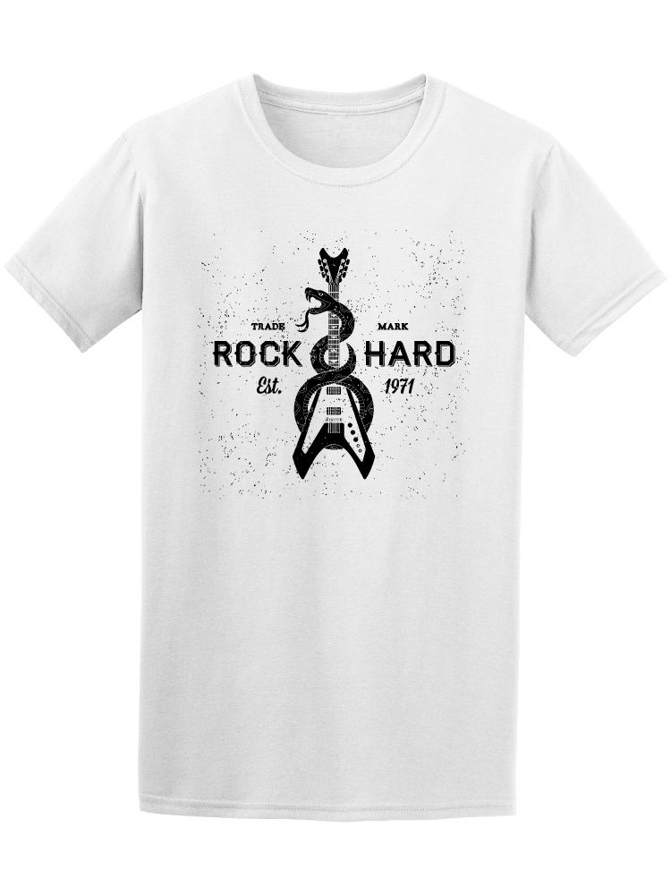 Foto 2 pulgar | Playera Smartprintsink color Blanco para Hombre - Guitarra Eléctrica con Serpiente