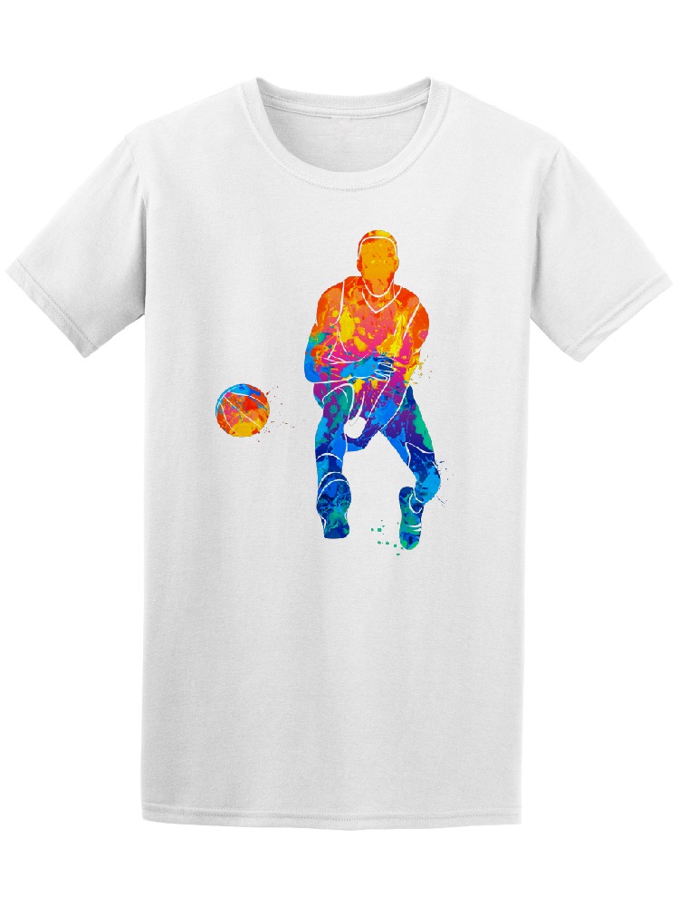 Playera Smartprintsink color Blanco para Hombre - Jugador de Basketball