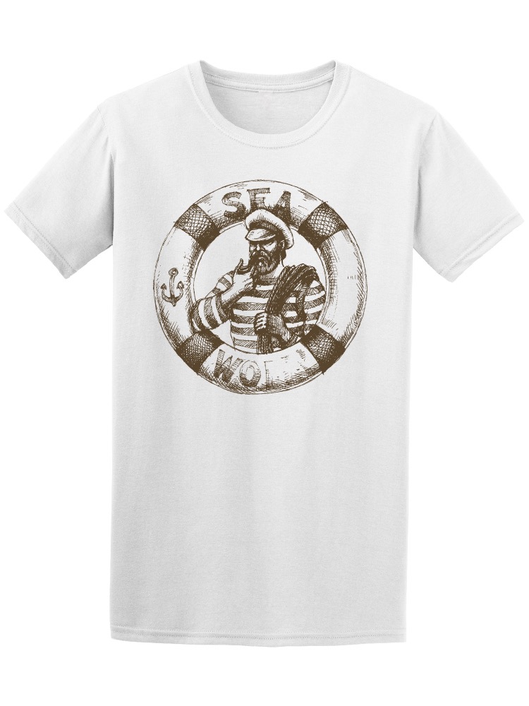 Foto 2 pulgar | Playera Smartprintsink color Blanco para Hombre - Ilustración a Lápiz