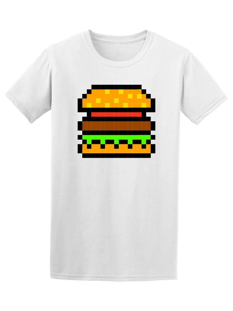 Playera Smartprintsink color Blanco para Hombre - Ilustración Hamburguesa