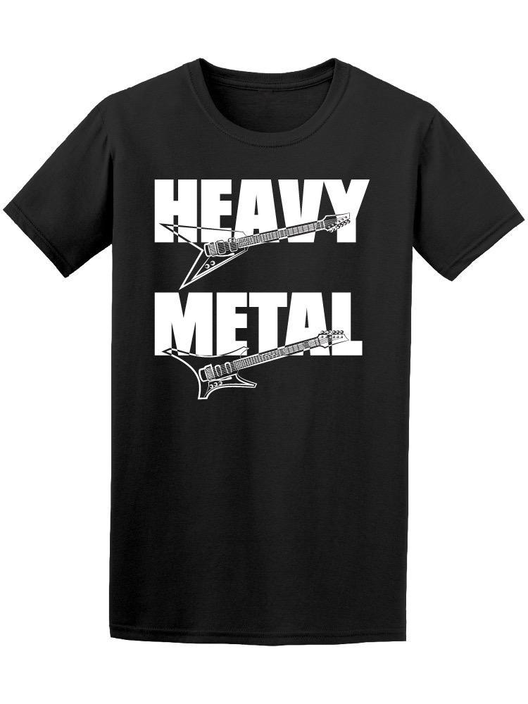 Playera Smartprintsink color Negro para Hombre - Ilustración Metal Pesado