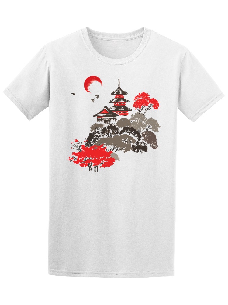 Playera Smartprintsink color Blanco para Hombre - Arte Estilo Japonés