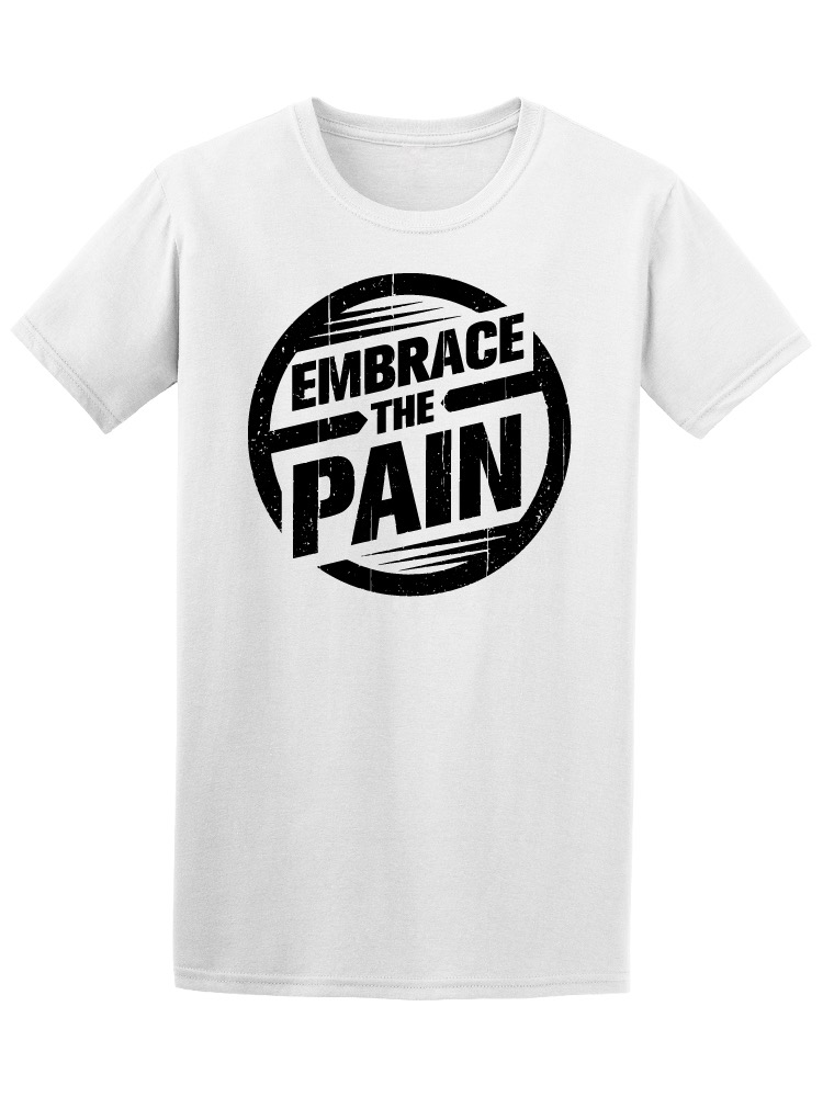 Foto 2 pulgar | Playera Smartprintsink color Blanco para Hombre - Abraza el Dolor